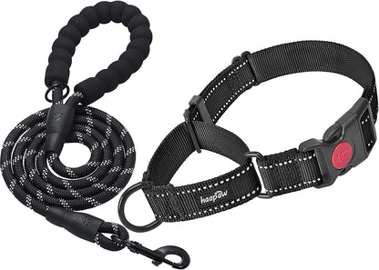 2 Packs Martingale Dog Collar with Quick Release Buckle Reflective Dog Training Collars for Small Medium Large Dogs