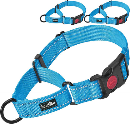 2 Packs Martingale Dog Collar with Quick Release Buckle Reflective Dog Training Collars for Small Medium Large Dogs